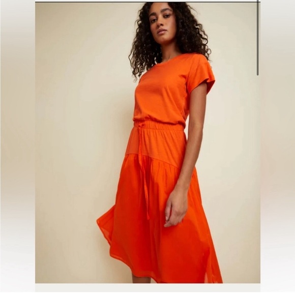 Nation LTD Azalia Maxi Dress In Carrot Orange Size Large - Picture 1 of 11